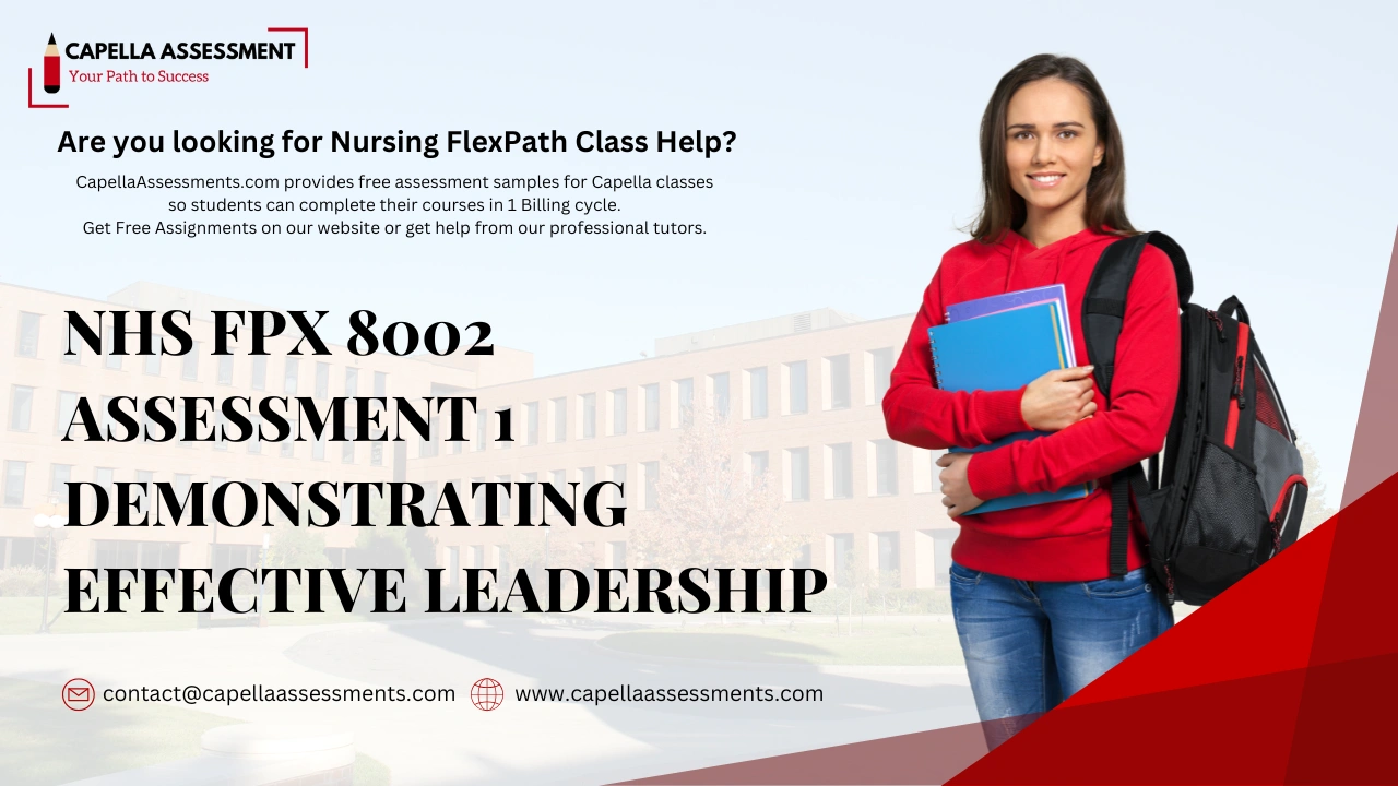 NHS FPX 8002 Assessment 1 Demonstrating Effective Leadership