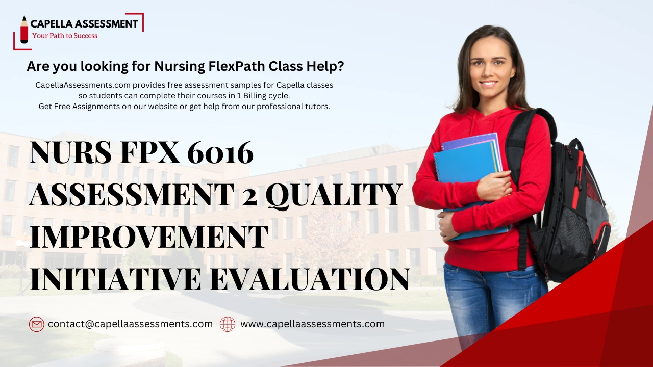 NURS FPX 6016 Assessment 2 Quality Improvement Initiative Evaluation
