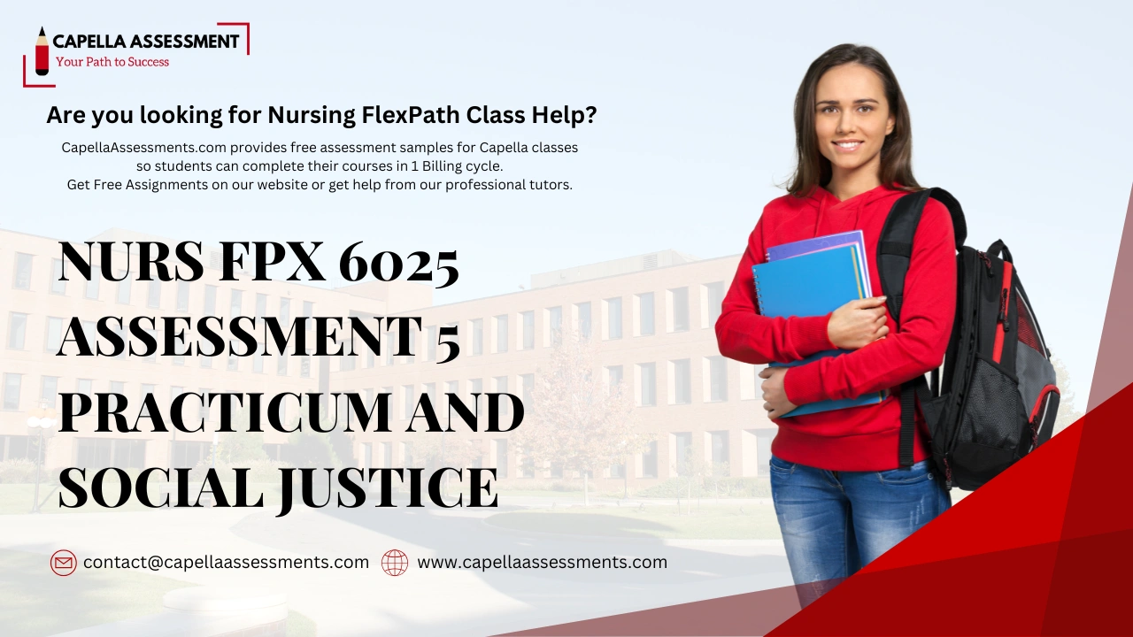 NURS FPX 6025 Assessment 5 Practicum and Social Justice