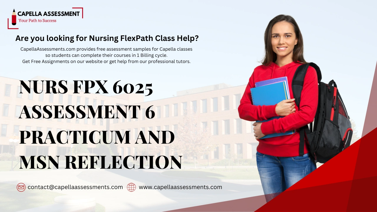 NURS FPX 6025 Assessment 6 Practicum and MSN Reflection