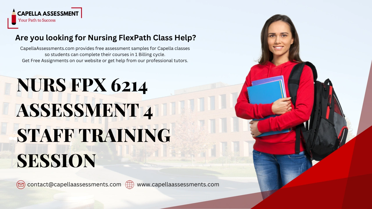 NURS FPX 6214 Assessment 4 Staff Training Session