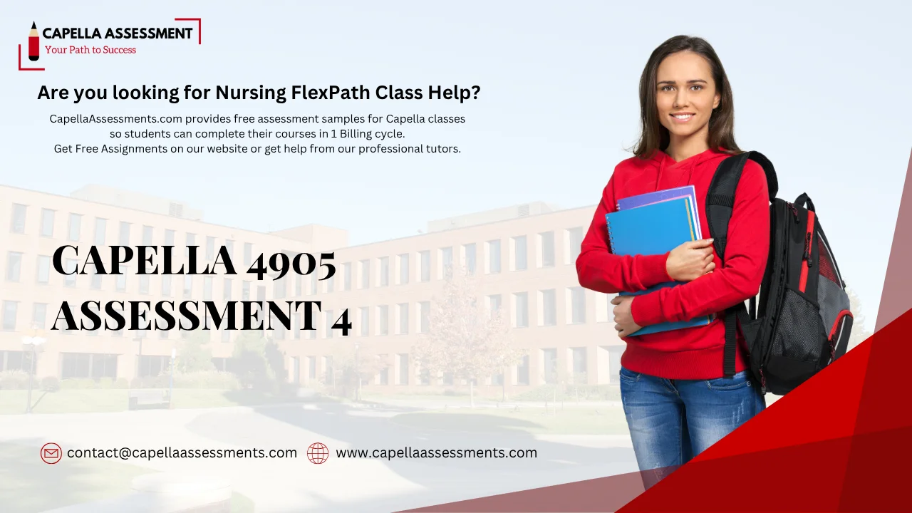 Capella 4905 Assessment 4